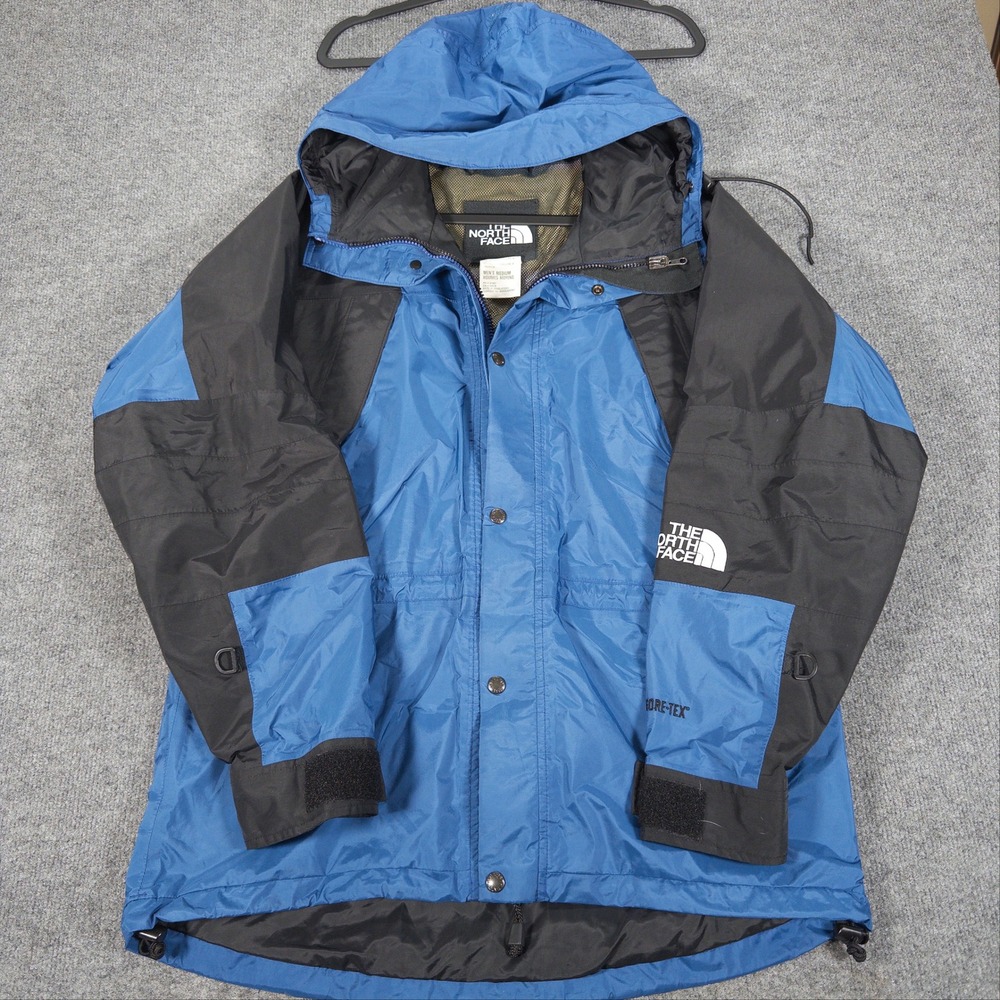 The North Face Mountain Light Gore-Tex Jacket Mens Medium Blue Black #4852